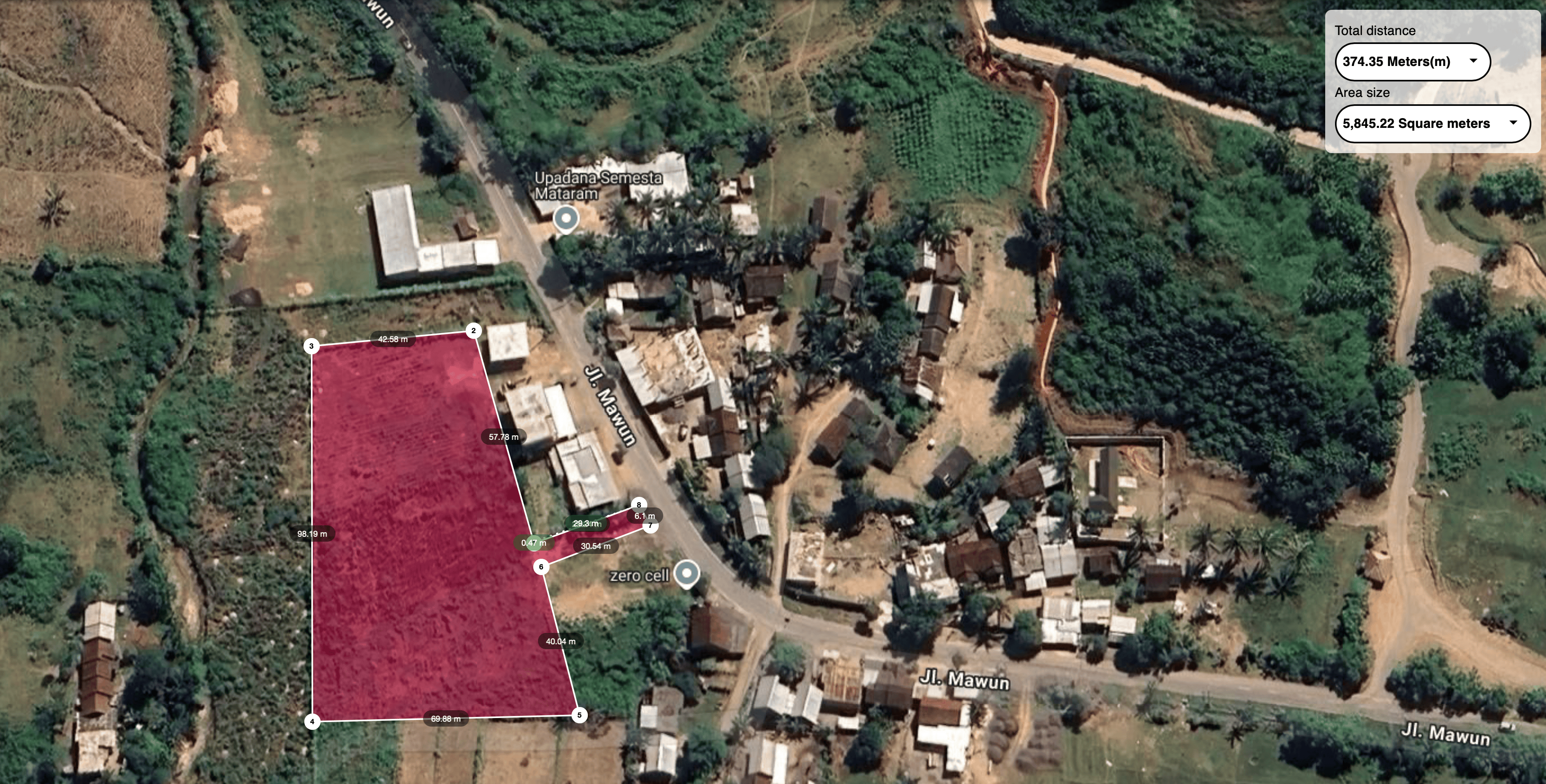 Land for lease at tampah close to the beach