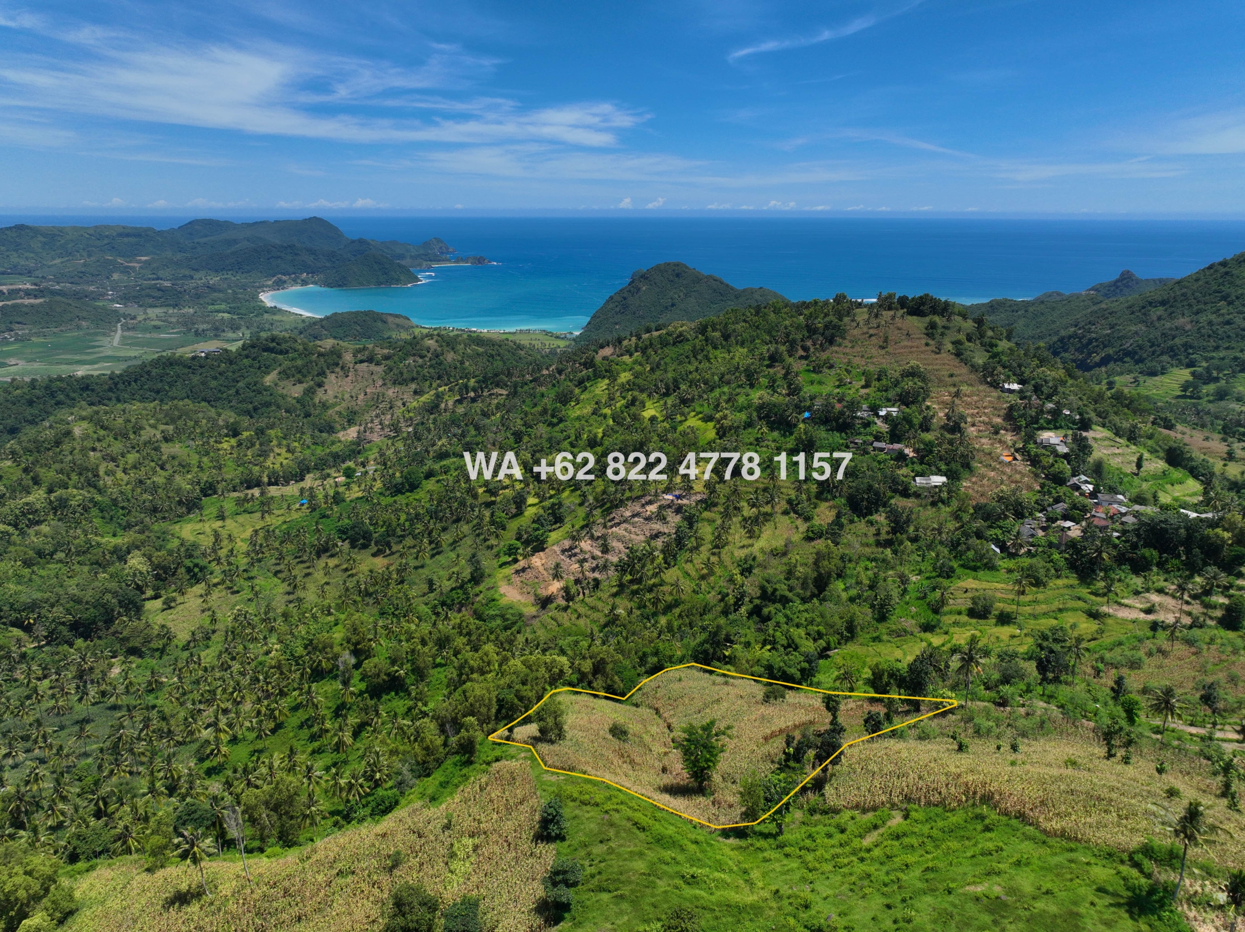 Land for sale lombok ocean view lombok